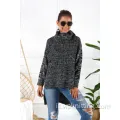 Pullover alla moda a maniche lunghe con stampa jaquard